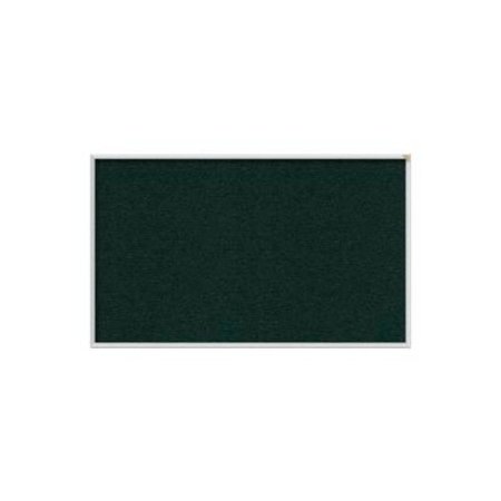 GHENT Ghent 48"W x 48"H Vinyl Bulletin Board - Aluminum Frame - Ebony AV44-183